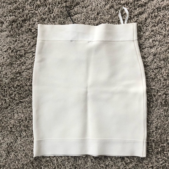 BCBG White Bandage Skirt - Picture 6 of 7